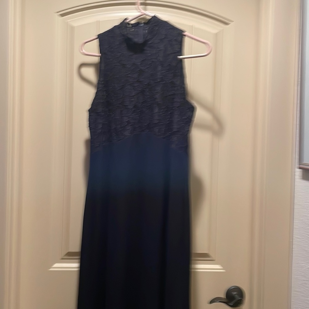 Lace top dress with an 8 gore skirt